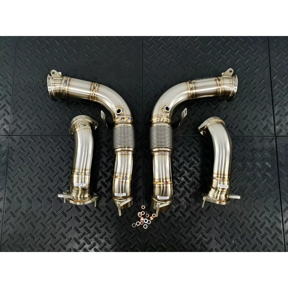 Redstar BMW X5/X6/X7 M60i/X5M/X6M Competition/XM S68 Complete Downpipe System