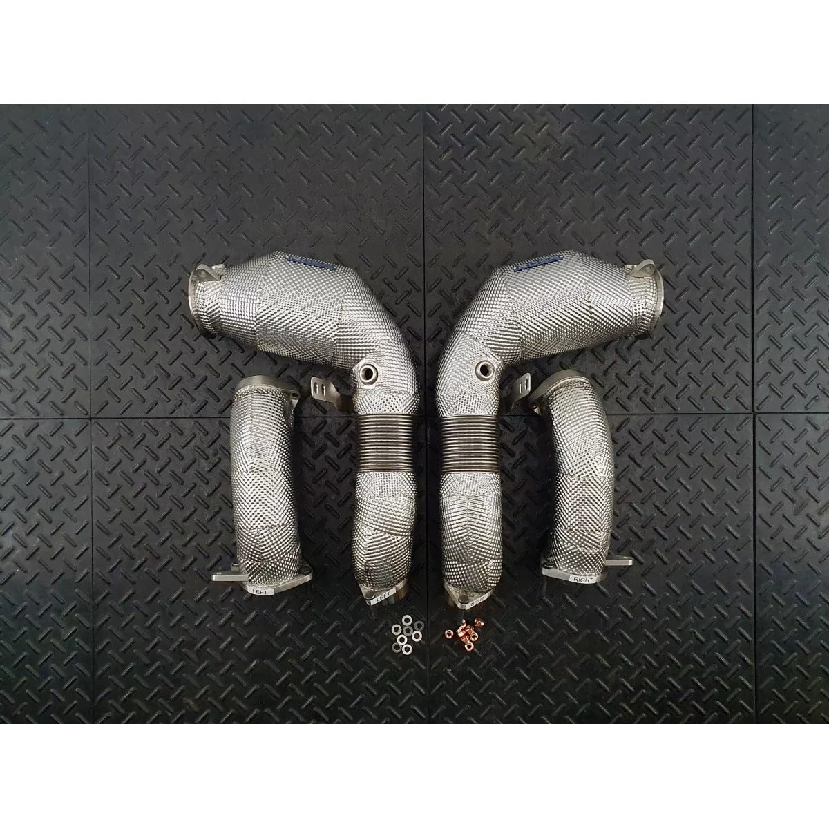 Redstar BMW X5/X6/X7 M60i/X5M/X6M Competition/XM S68 Complete Downpipe System