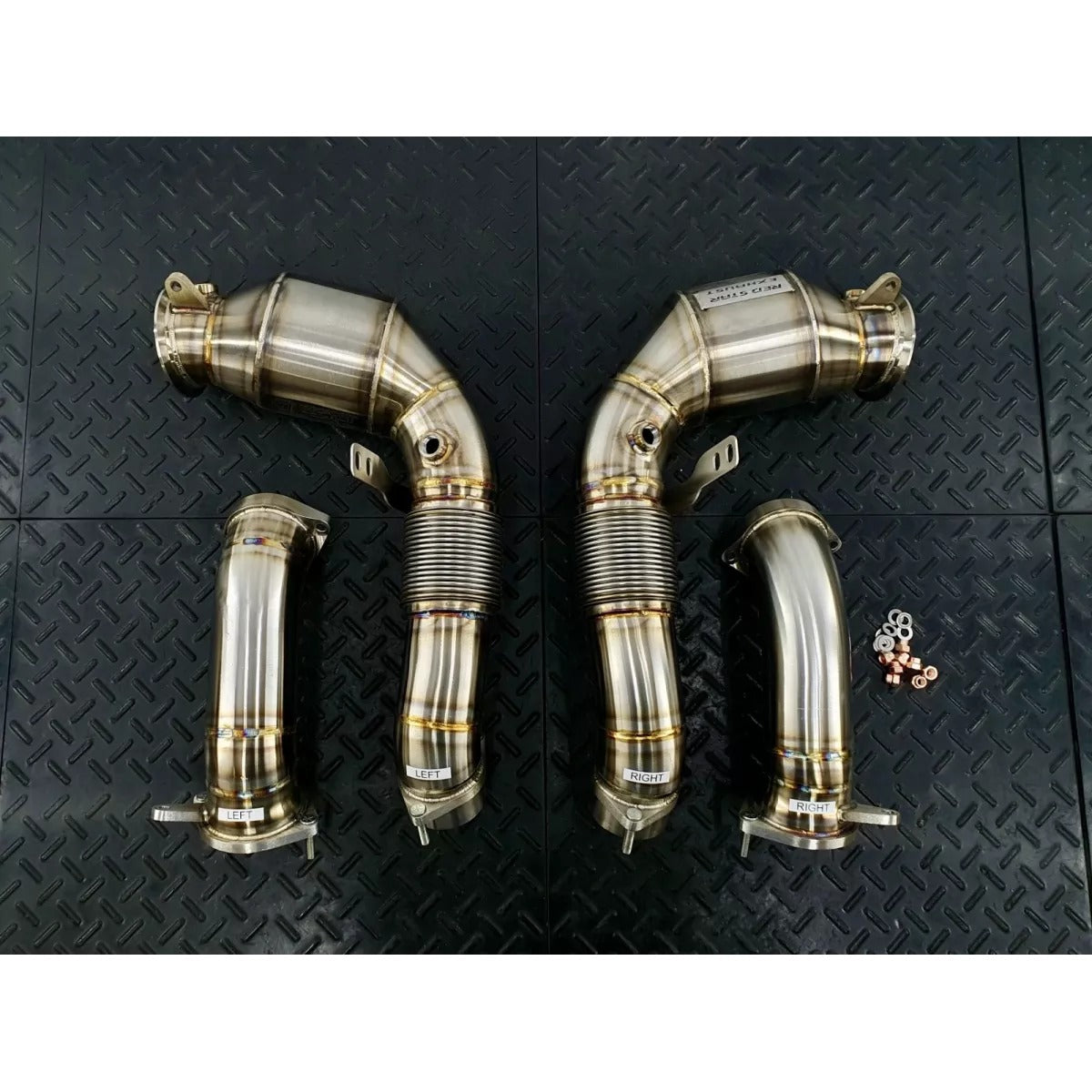 Redstar BMW G9X M5 Complete Downpipes System