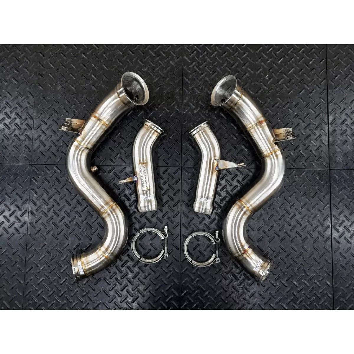 Redstar Mercedes S560 W222 Downpipes