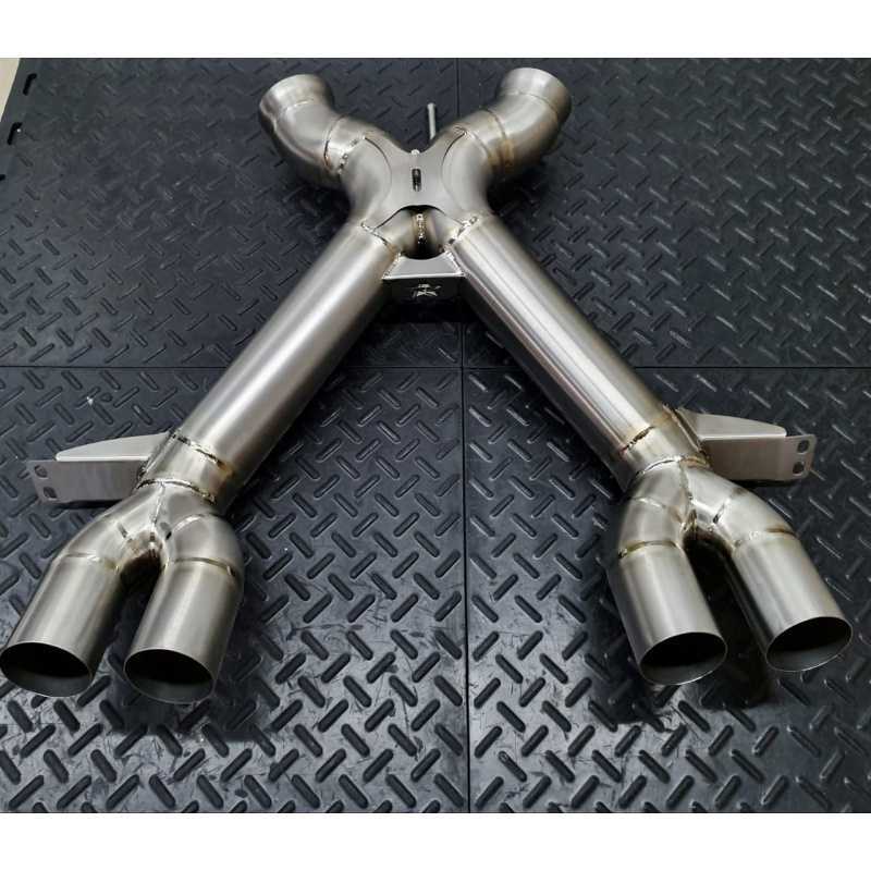 Titanium Competition Exhaust - Porsche 992 911 Turbo