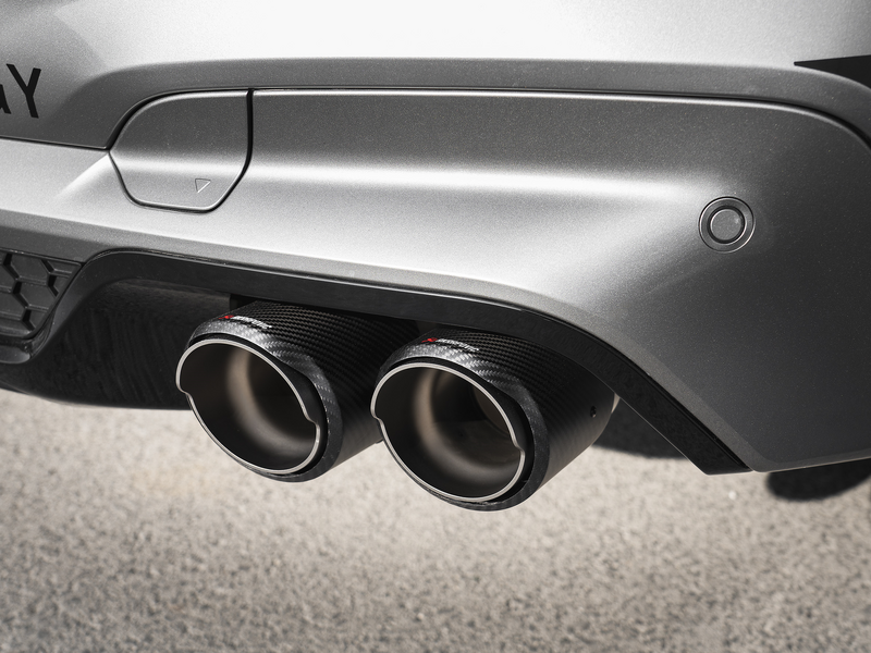 Akrapovic Slip On Line (Titanium) - BMW X3M F97 with Carbon Tail Pipes