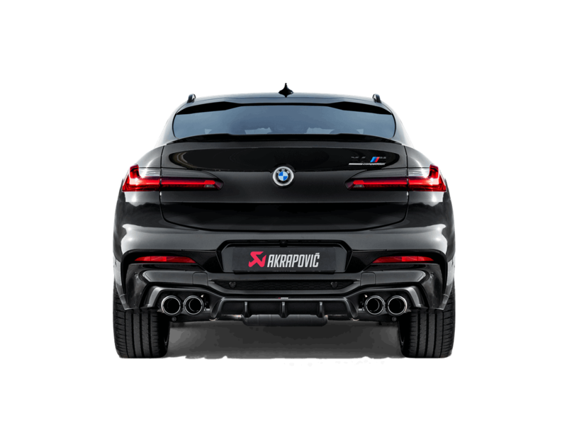 Akrapovic Slip On Line (Titanium) - BMW X4M F98 with Carbon Tail Pipes