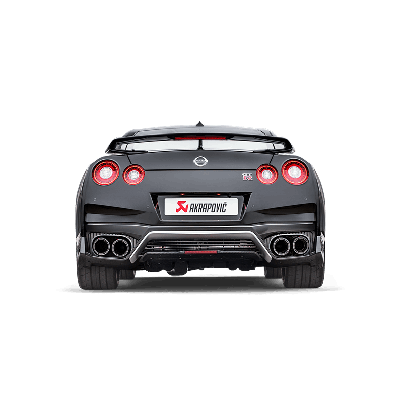 Akrapovic Evolution Race Line (Titanium) - Nissan GTR with Downpipe for stock turbochargers