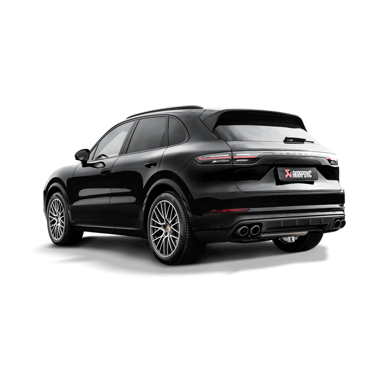 Akrapovic Evolution Line Porsche Cayenne (536 - 9YA) 3.0 V6 Turbo with Carbon Tips