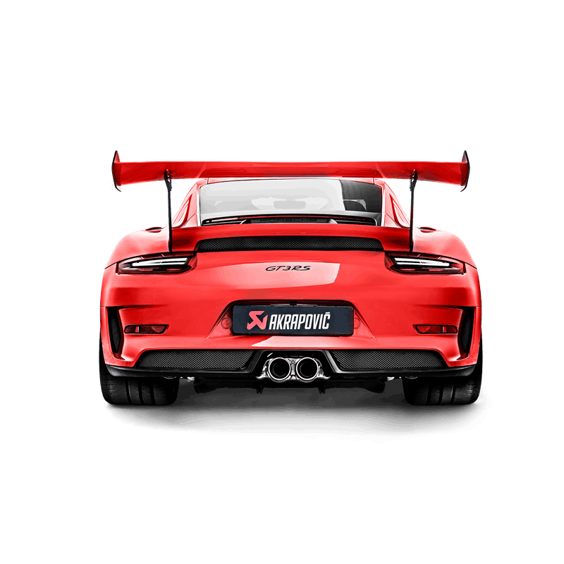 Akrapovic Porsche 991.2 GT3RS / Speedster OPF - Slip-On Line (Titanium) with Evolution Header Set