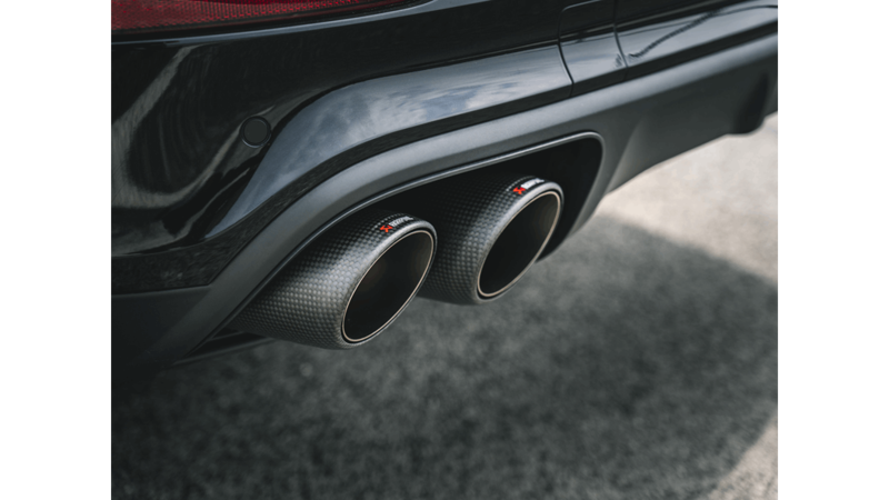 Akrapovic Cayenne S / Coupe (536-9YA) Evolution Line (Titanium) with Carbon Tips