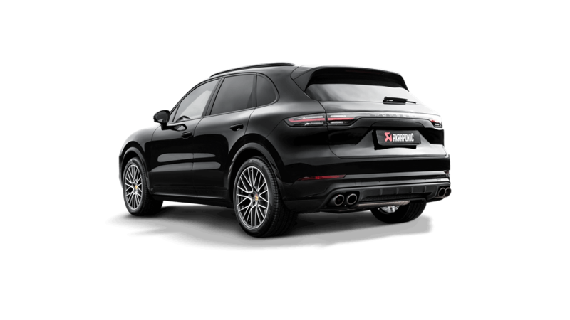 Akrapovic Cayenne S / Coupe (536-9YA) Evolution Line (Titanium) with Carbon Tips