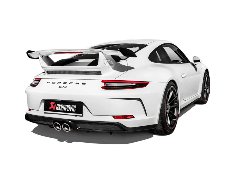 Akrapovic Slip-On Race Line (Titanium) with Tail Pipes - Porsche 991.2 GT3