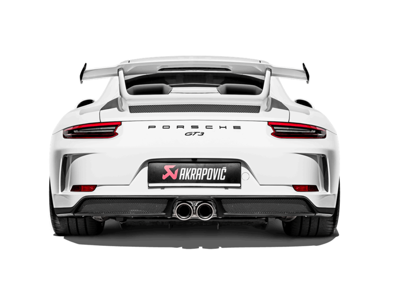 Akrapovic Slip-On Race Line (Titanium) with Tail Pipes - Porsche 991.2 GT3