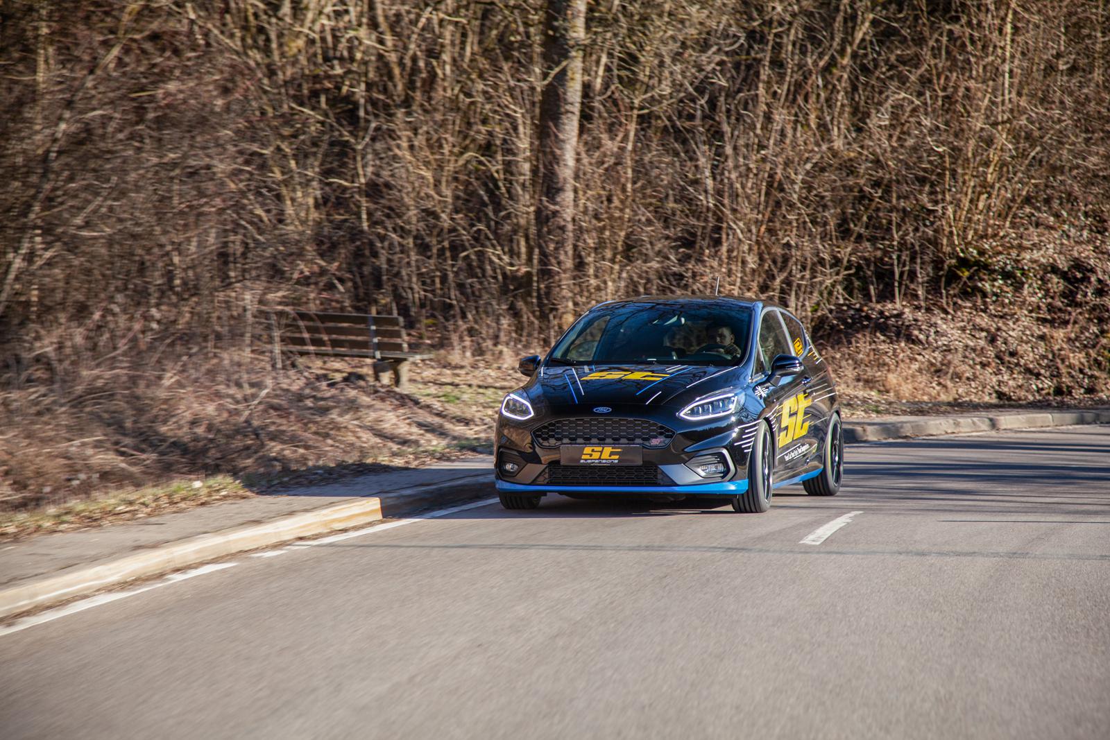 ST Coilovers ST XTA galvanized steel (adjustable damping with top mounts) FORD FIESTA VII (HU, HF) 05/2017-