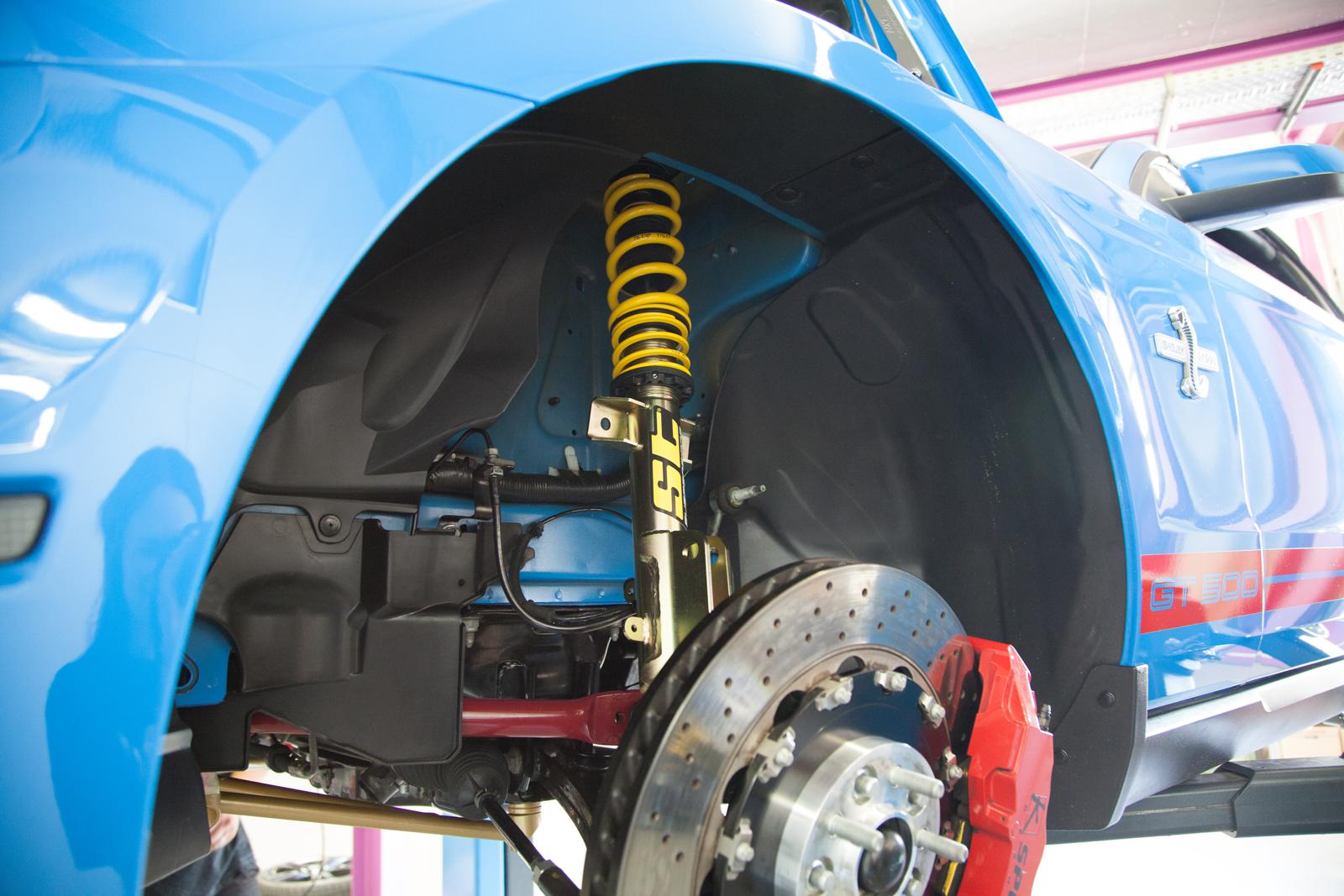 ST Coilovers ST XTA galvanized steel (adjustable damping with top mounts) FORD USA MUSTANG Coupe 12/2004-