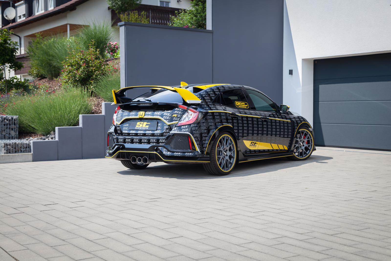 ST Coilovers ST XTA galvanized steel (adjustable damping with top mounts) HONDA CIVIC X Hatchback (FC_, FK_) 09/2016-