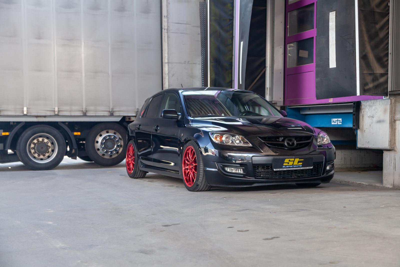 ST Coilovers ST XTA galvanized steel (adjustable damping with top mounts) MAZDA 3 (BK) 10/2003-12/2009