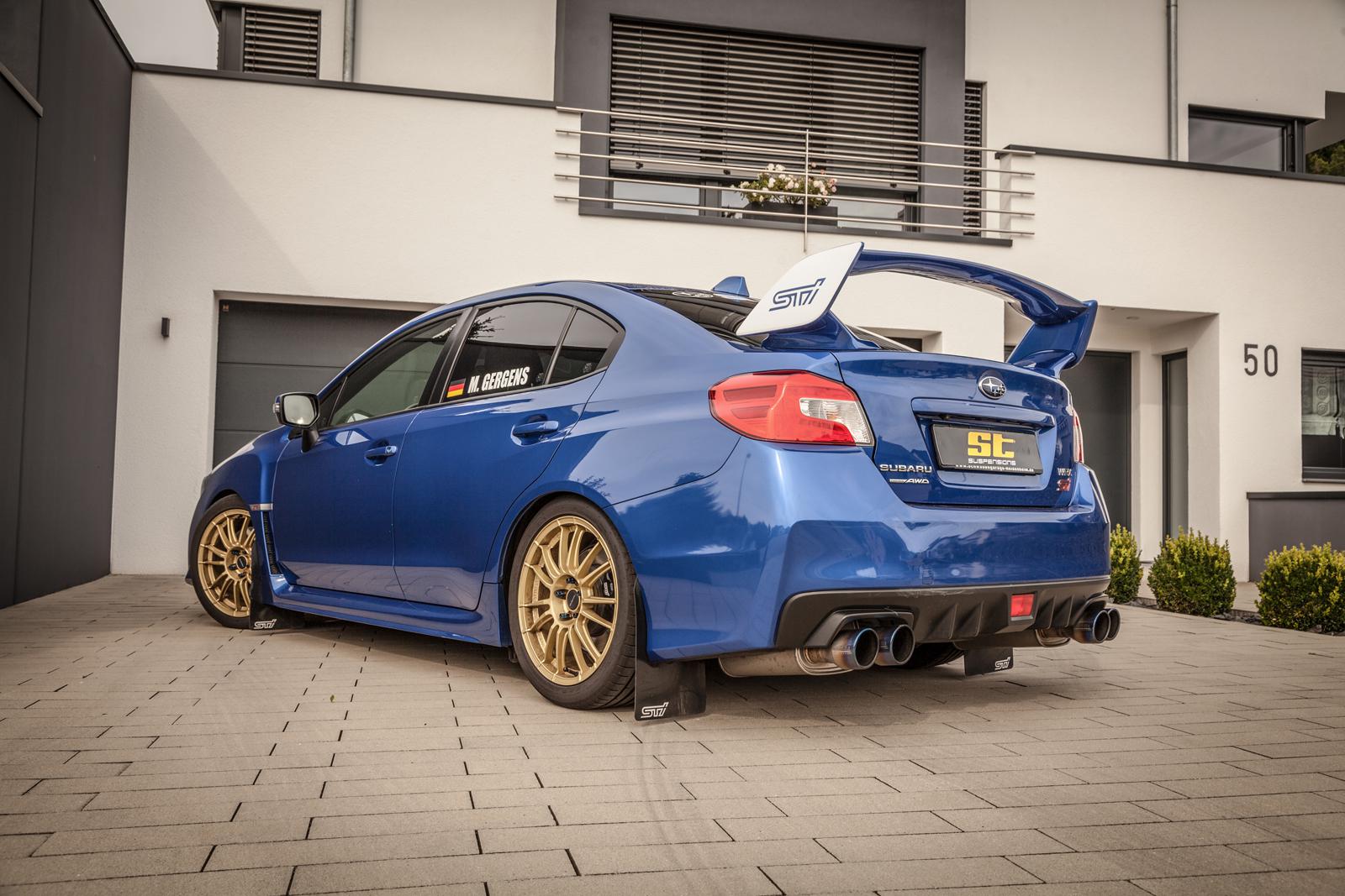 ST Coilovers ST XTA galvanized steel (adjustable damping with top mounts) SUBARU WRX Saloon (GJ) 07/2011-