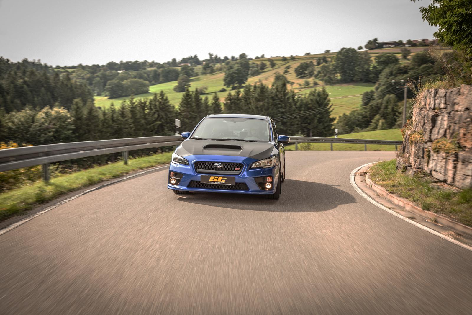 ST Coilovers ST XTA galvanized steel (adjustable damping with top mounts) SUBARU WRX Saloon (GJ) 07/2011-