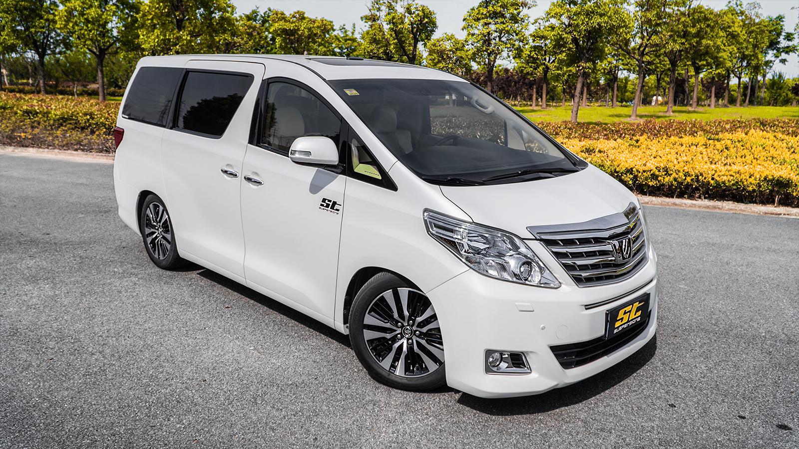 ST Coilovers ST XA galvanized steel (with damping adjustment) TOYOTA ALPHARD / VELLFIRE (_H2_) 04/2008-12/2015