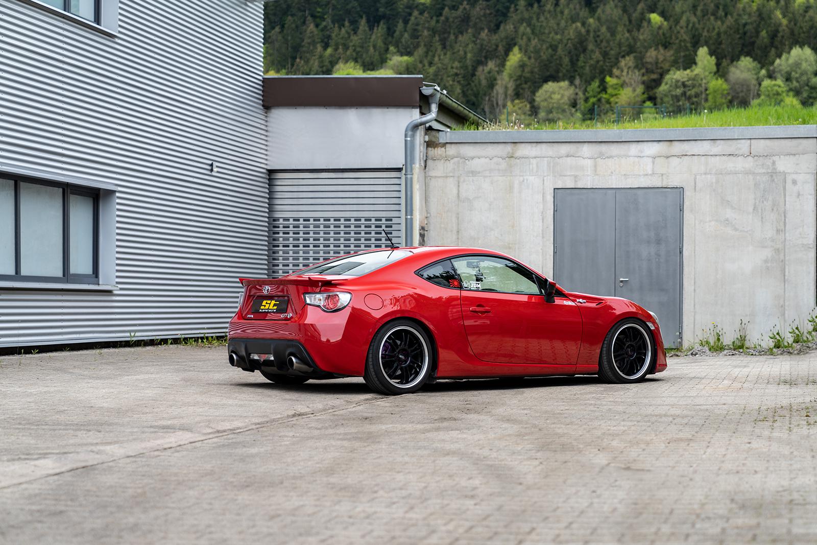 ST Coilovers ST XTA galvanized steel (adjustable damping with top mounts) SUBARU BRZ 06/2012-