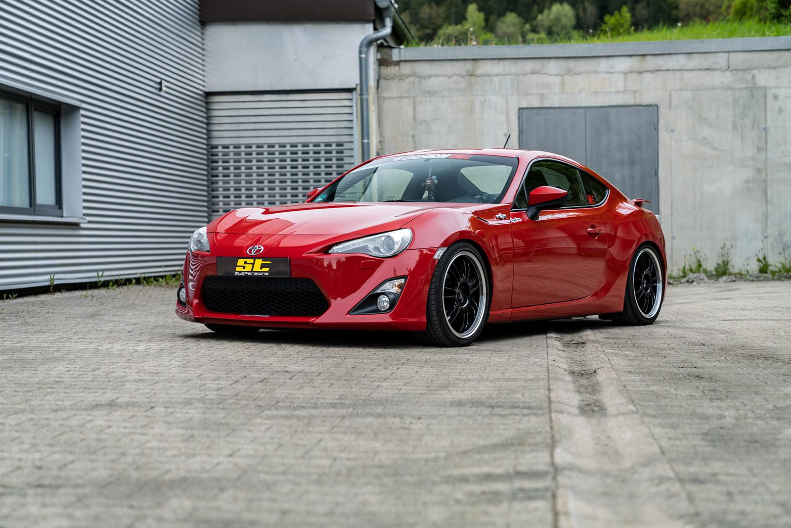 ST Coilovers ST XTA galvanized steel (adjustable damping with top mounts) SUBARU BRZ 06/2012-