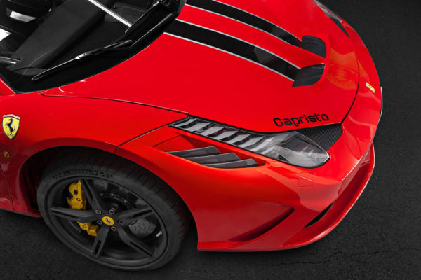 Capristo Carbon Fibre Air Outlet Ribs To Suit Ferrari 458 Speciale - 03FE00410015LM