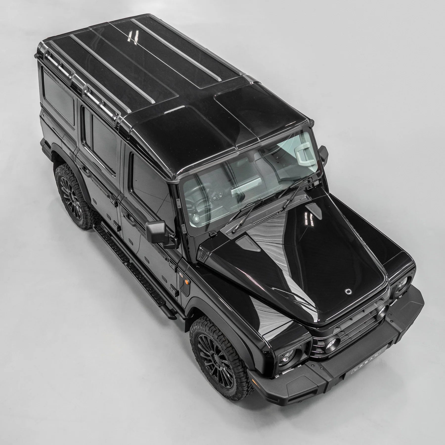 Urban 'Black Shadow' Twin Tube Side Steps for Ineos Grenadier