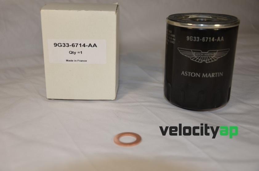 VelocityAP Aston Martin V8 Vantage Oil Filter OEM # 9G33-6714-AA / 6G43-04-10054
