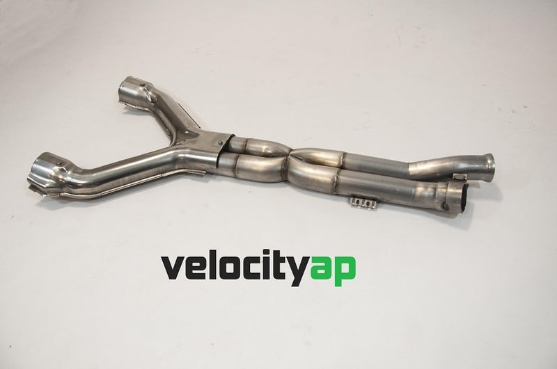 VelocityAP Aston Martin DB9, DBS, Virage & Vanquish Stainless X-Pipe Exhaust Center Section
