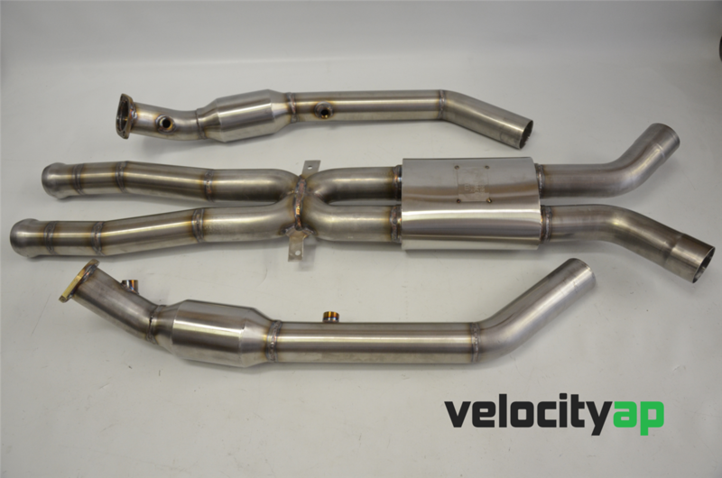 VelocityAP BMW M3 E90, E92, E93 XPipe Center Resonated Exhaust