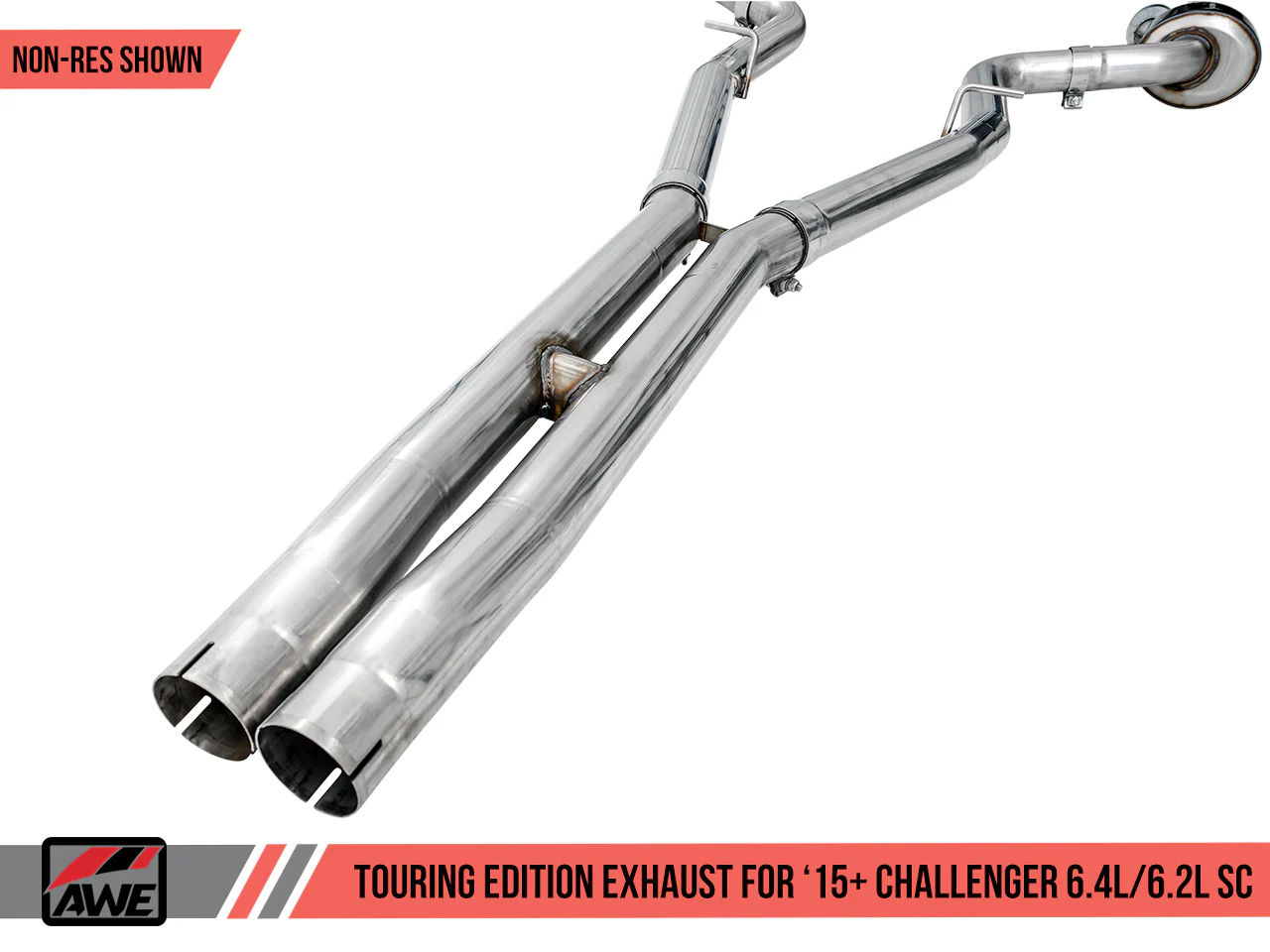 AWE Exhaust Suite for the 15+ Dodge Challenger 6.4 / 6.2 SC