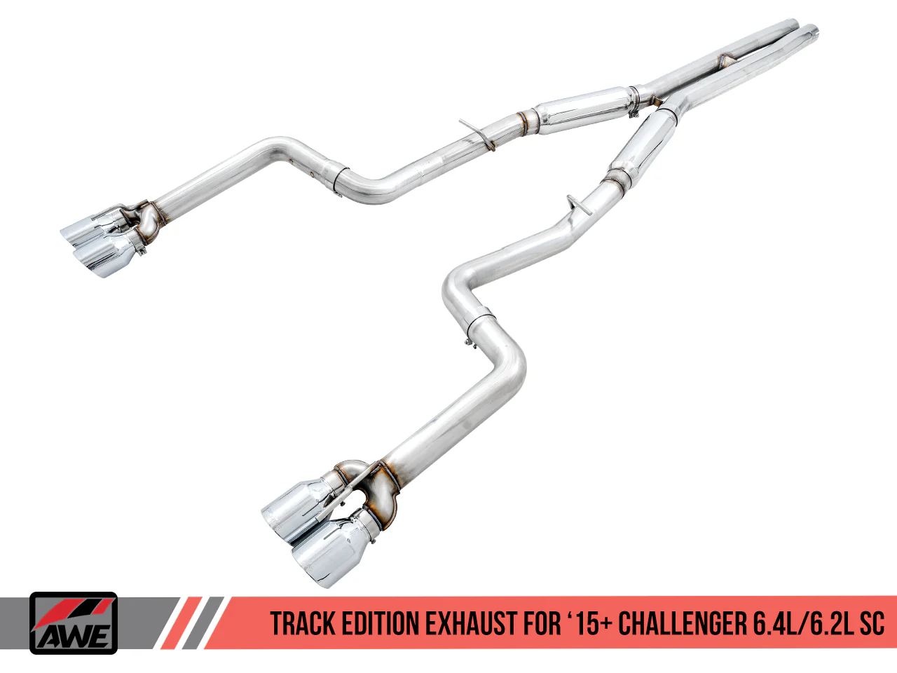 AWE Exhaust Suite for the 15+ Dodge Challenger 6.4 / 6.2 SC