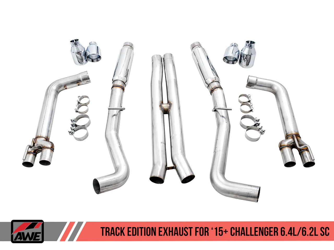 AWE Exhaust Suite for the 15+ Dodge Challenger 6.4 / 6.2 SC