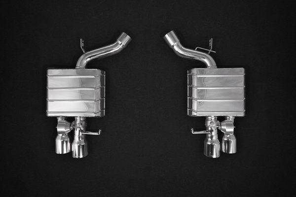 Capristo Valved Mufflers with Stainless Tips To Suit BMW 650i (V8TT) - 02BM00903007