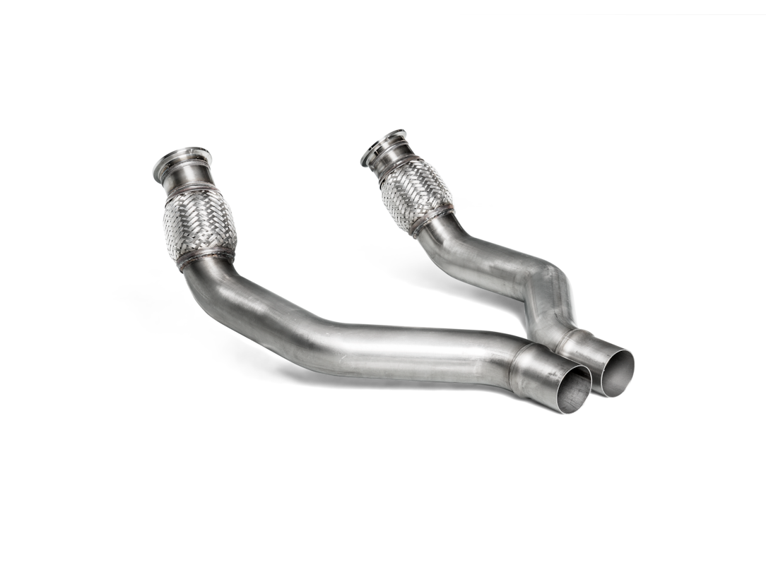 Akrapovic Link Pipe Set (SS) for Audi C7 RS6/RS7/S6/S7 with Audi Sport Akrapovic Exhaust System