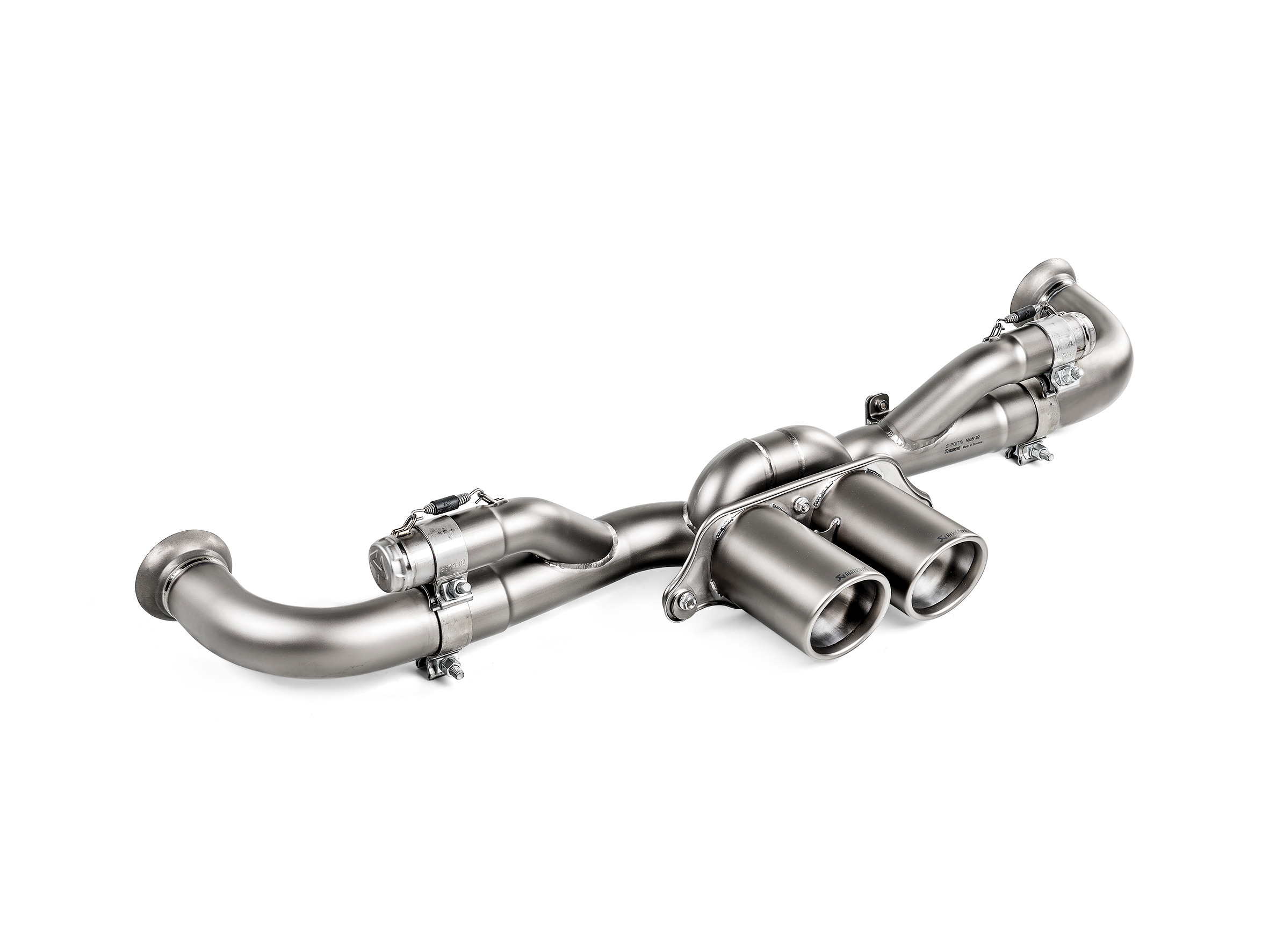 Akrapovic Porsche 991.2 GT3 Link Pipe Set (Titanium)