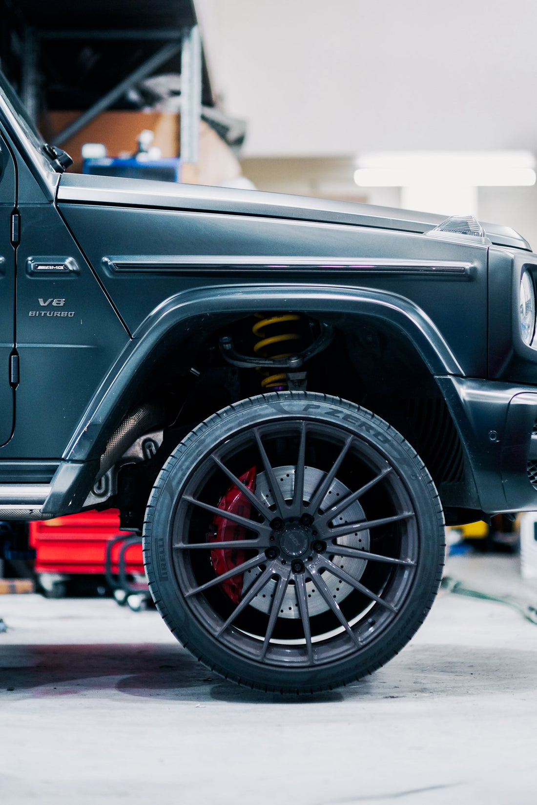 G-Class back on its wheels