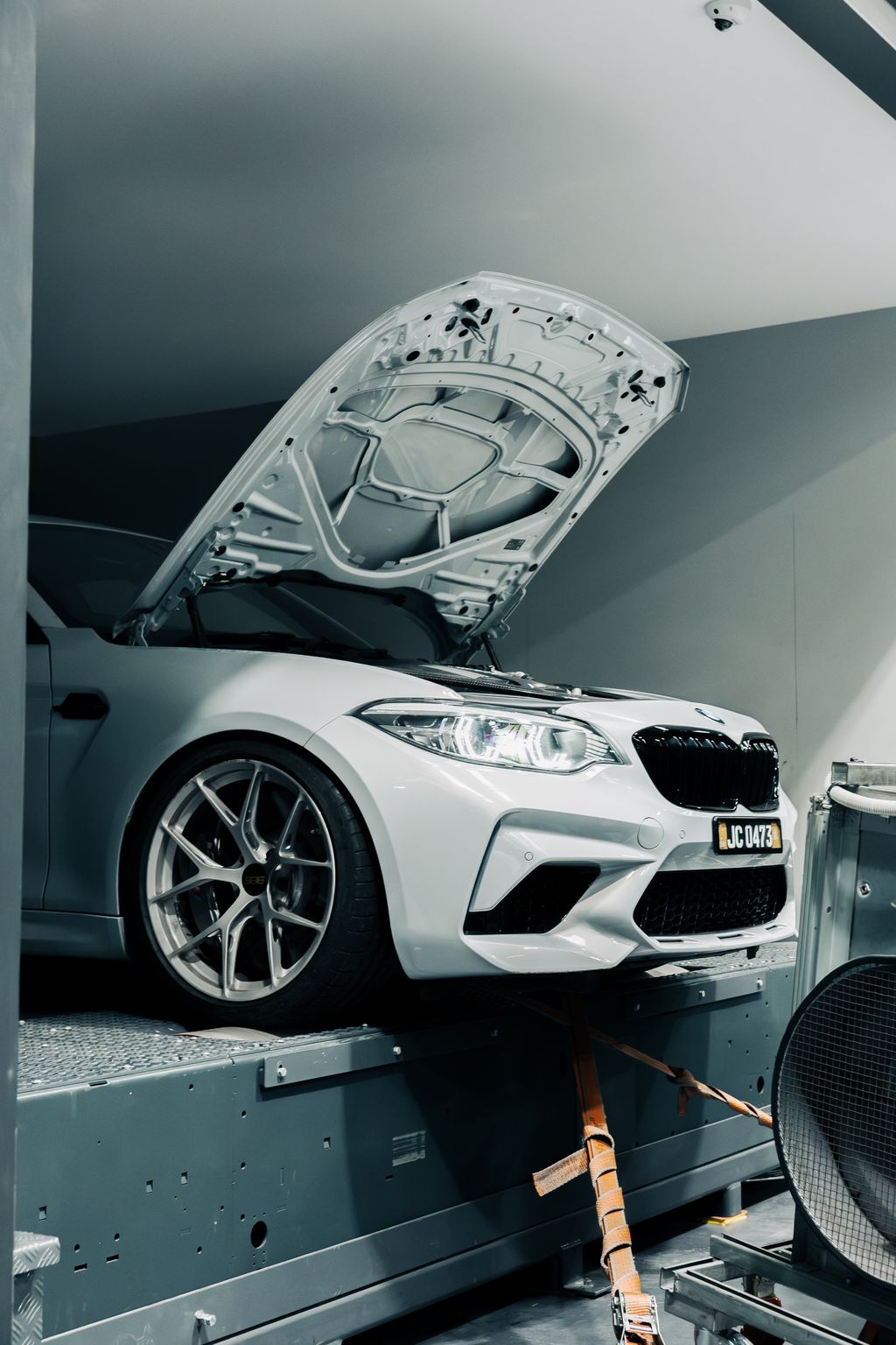 BMW M2 on the dyno