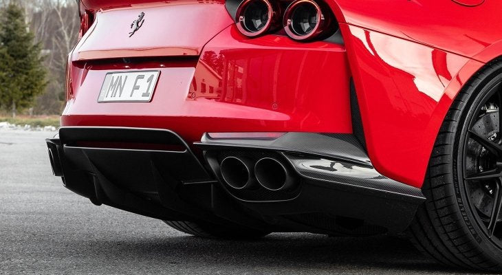 Ferrari 812 Superfast/GTS | Novitec Tailpipes (Set Of 2) With New Mesh-Insert (Polished)