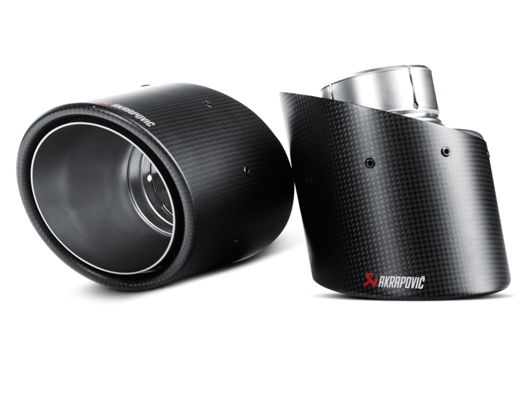 Akrapovic Tail pipe set (Carbon) for Abarth 500/500C 2009