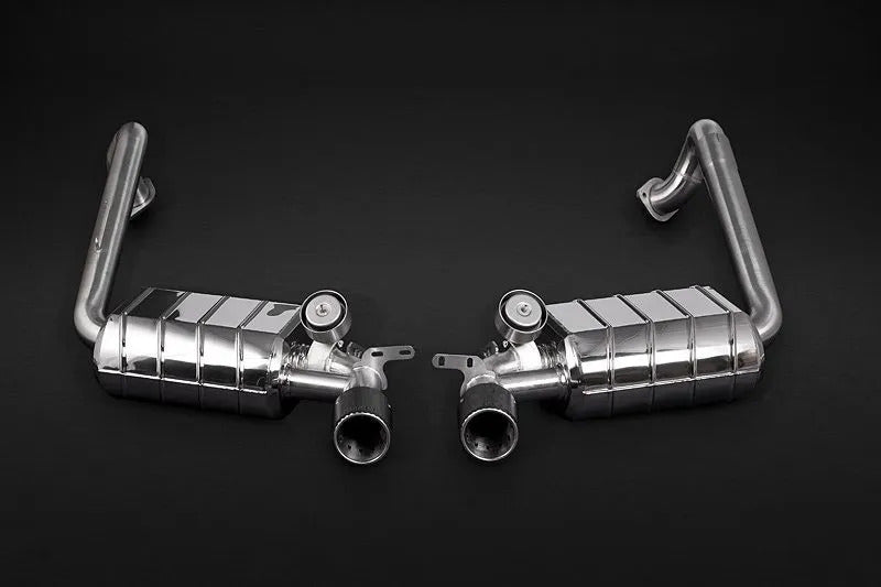 Capristo Exhaust System (With Polished Tailpipes) To Suit Porsche 982 Boxster & Cayman S 718 - 02PO01003001