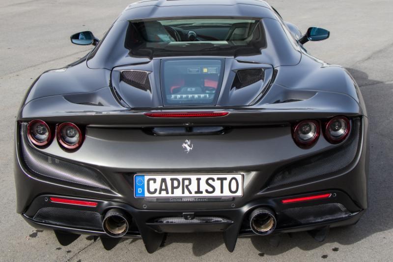 Capristo Carbon Fibre And Glass Tailgate To Suit Ferrari F8 - 03FE12310001LG
