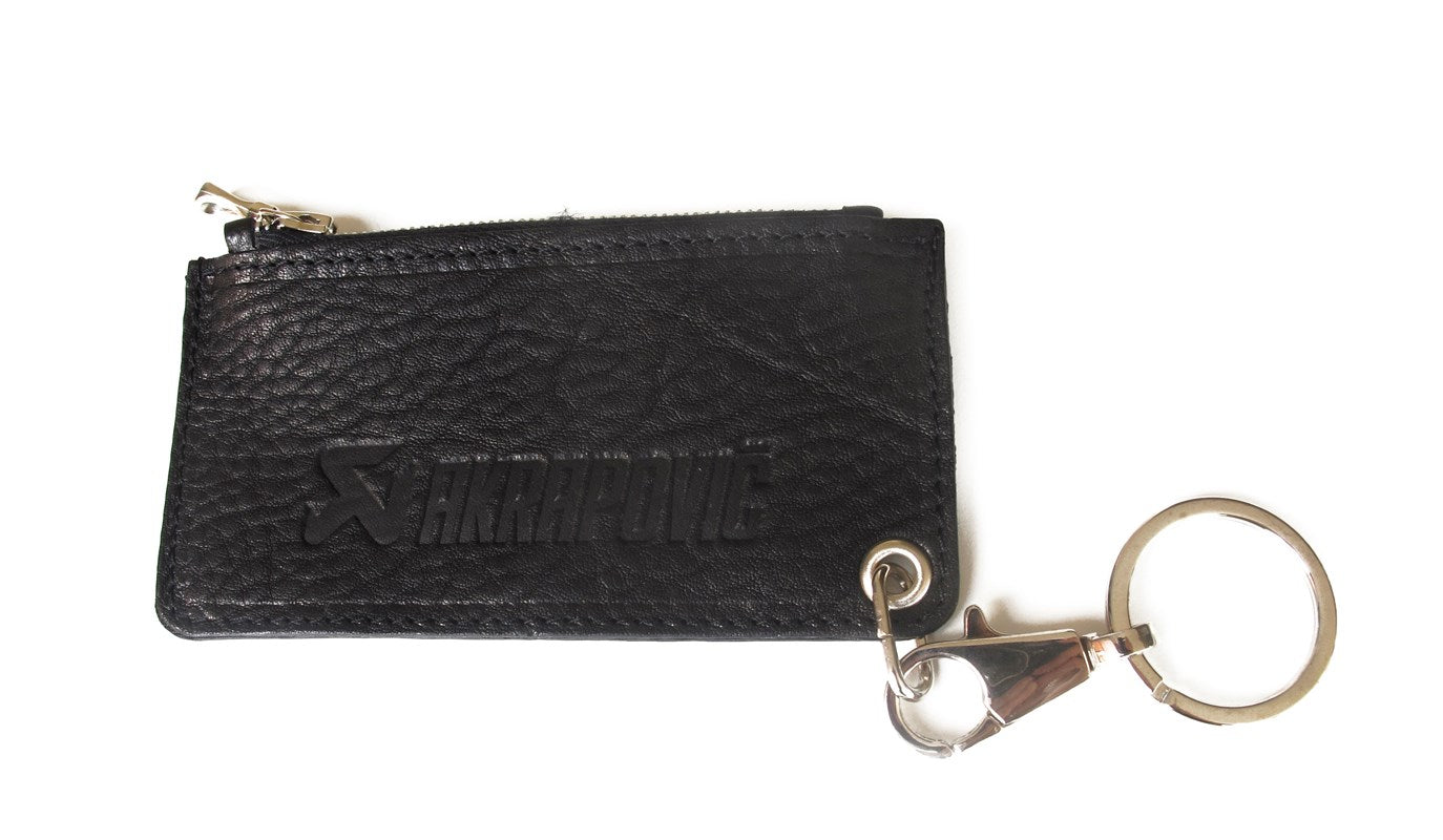 Akrapovic Leather Zip Keychain