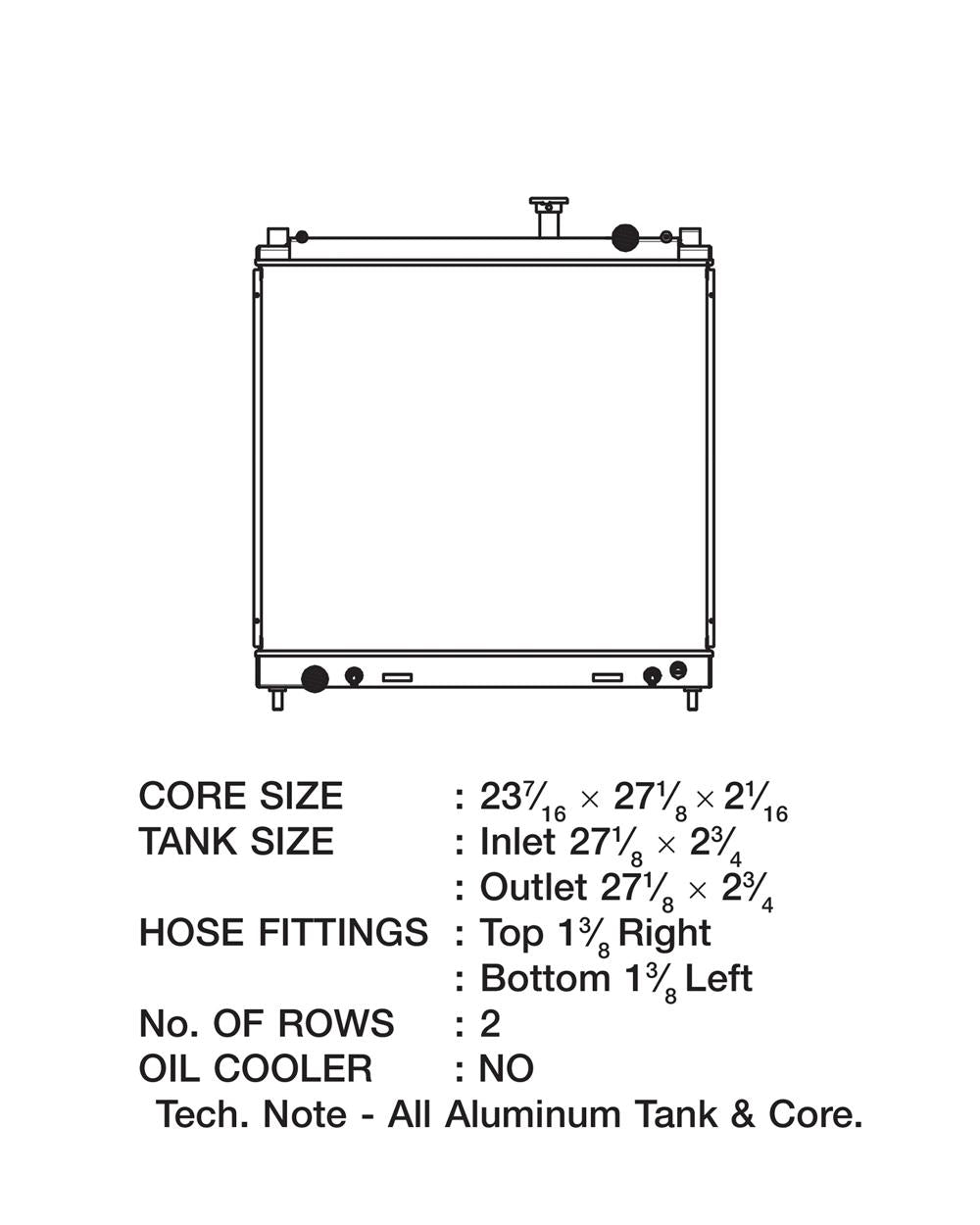 CSF 04-14 Nissan Titan 05-14 Nissan Armada 04-13 Infiniti QX56 (All Automatic & Manual)