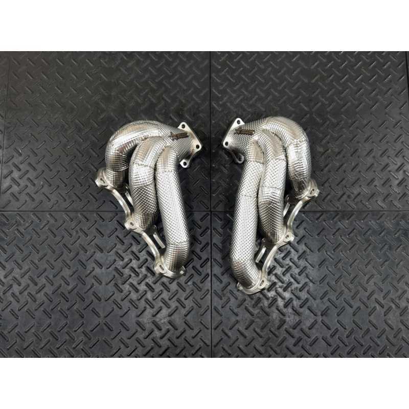 Stainless Steel (Heat Shielded) Headers - Porsche 992 911