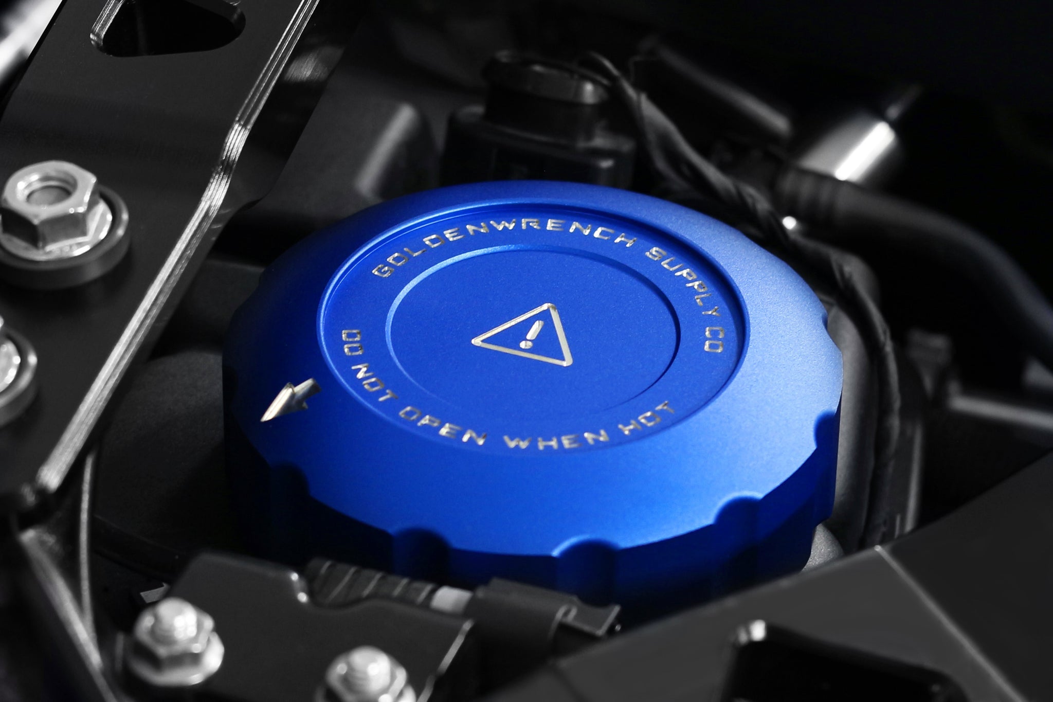 Goldenwrench Blackline Performance BMW M Car (S58) Engine Cap Cover Set - Motorsport Blue