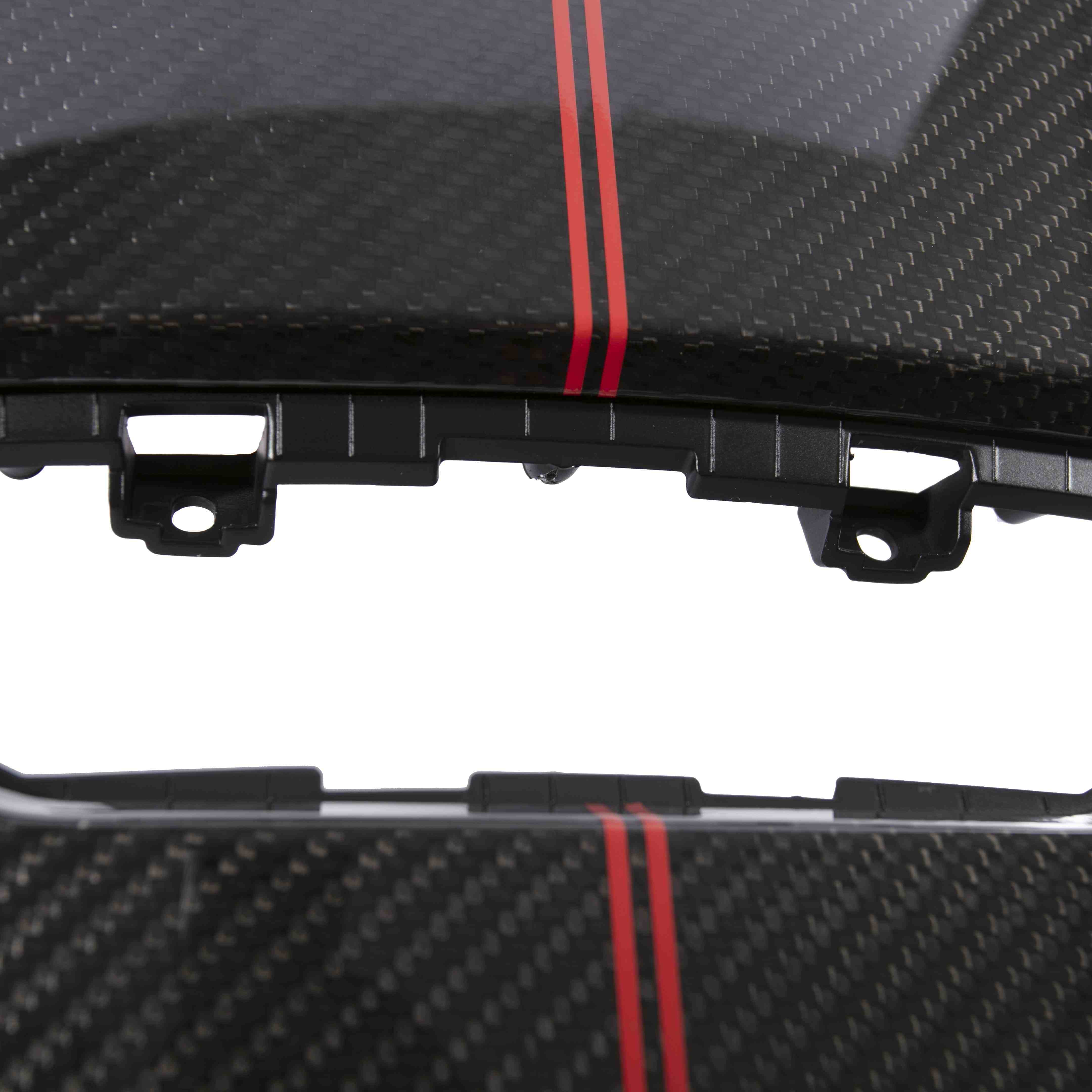 Carbon Fibre Seat Backs with Pinstripe (L494 SVR 2018-)