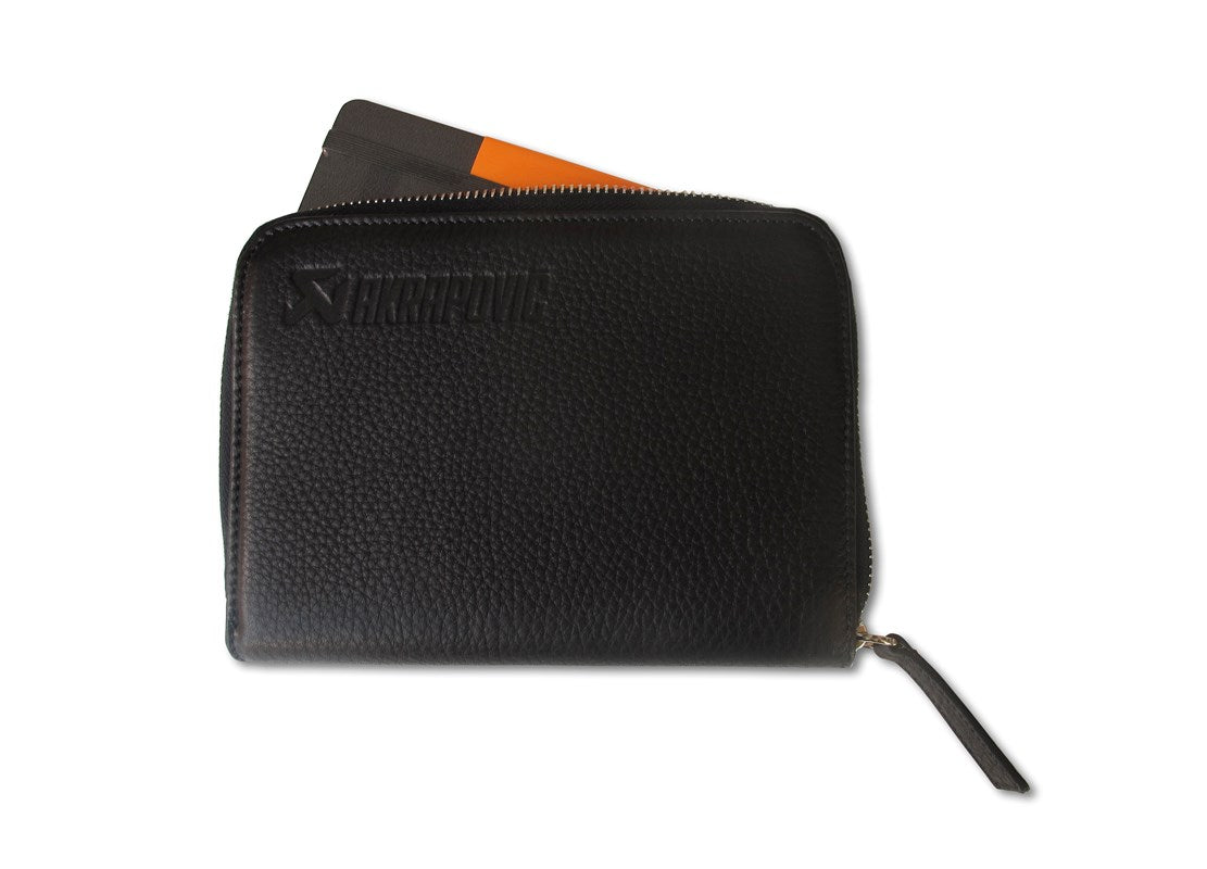 Akrapovic Leather Zip Notebook